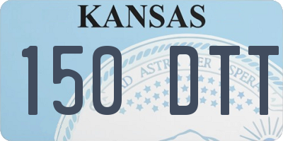 KS license plate 150DTT