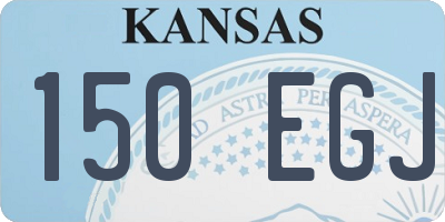 KS license plate 150EGJ