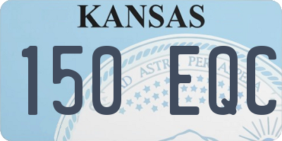 KS license plate 150EQC