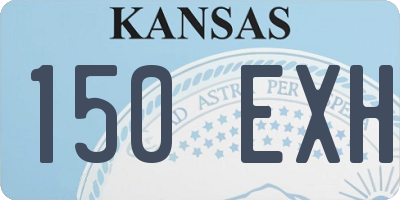 KS license plate 150EXH