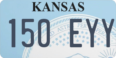 KS license plate 150EYY