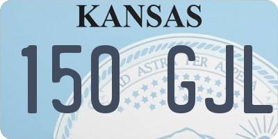 KS license plate 150GJL