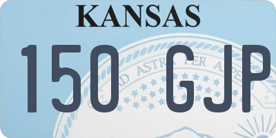 KS license plate 150GJP