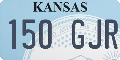 KS license plate 150GJR