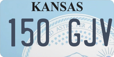KS license plate 150GJV