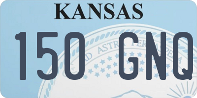 KS license plate 150GNQ