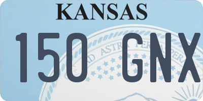 KS license plate 150GNX
