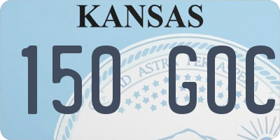 KS license plate 150GOC