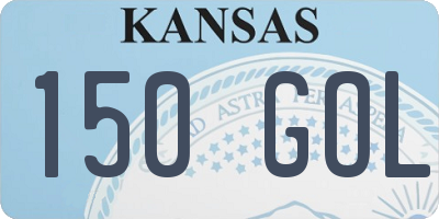 KS license plate 150GOL