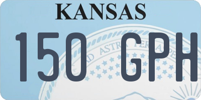 KS license plate 150GPH