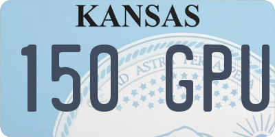 KS license plate 150GPU