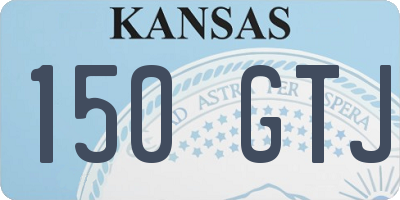 KS license plate 150GTJ