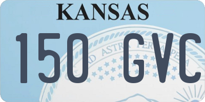 KS license plate 150GVC