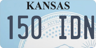 KS license plate 150IDN