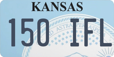 KS license plate 150IFL