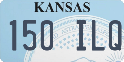 KS license plate 150ILQ