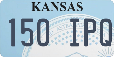 KS license plate 150IPQ