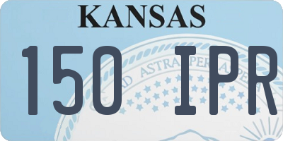 KS license plate 150IPR