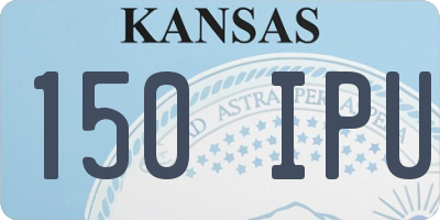 KS license plate 150IPU