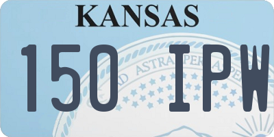 KS license plate 150IPW