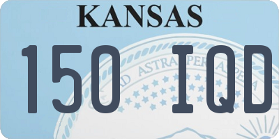KS license plate 150IQD