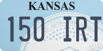 KS license plate 150IRT