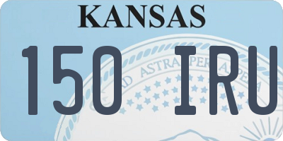 KS license plate 150IRU