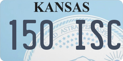 KS license plate 150ISC