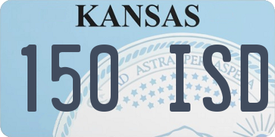 KS license plate 150ISD