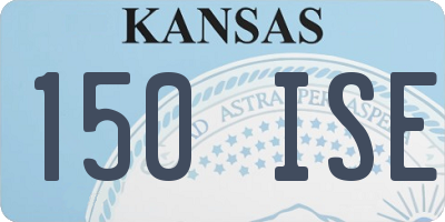 KS license plate 150ISE