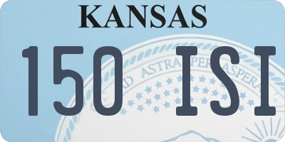 KS license plate 150ISI
