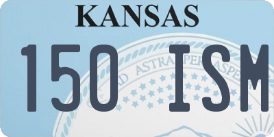 KS license plate 150ISM