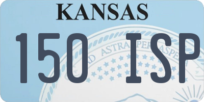 KS license plate 150ISP
