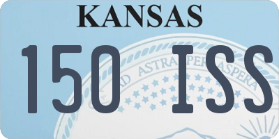 KS license plate 150ISS