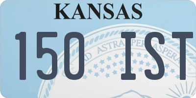 KS license plate 150IST