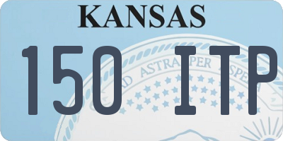 KS license plate 150ITP