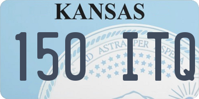 KS license plate 150ITQ