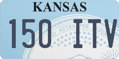 KS license plate 150ITV