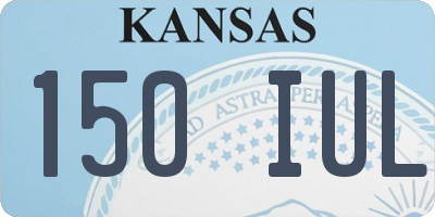 KS license plate 150IUL