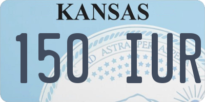 KS license plate 150IUR