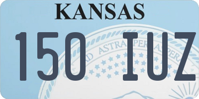 KS license plate 150IUZ