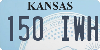 KS license plate 150IWH