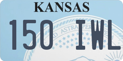 KS license plate 150IWL