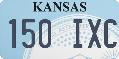 KS license plate 150IXC