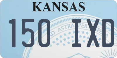 KS license plate 150IXD