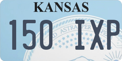 KS license plate 150IXP