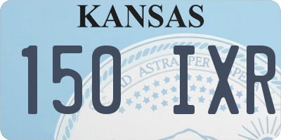 KS license plate 150IXR