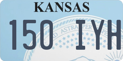 KS license plate 150IYH