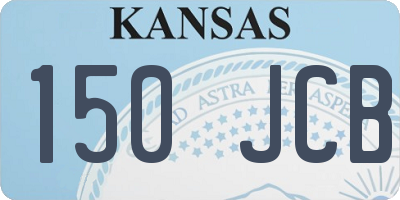 KS license plate 150JCB