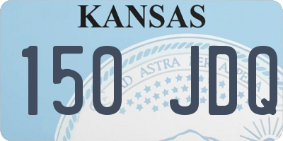 KS license plate 150JDQ